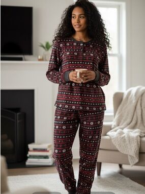 TRU FIT fleece pajamas